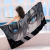 S-Satoru-Gojo Confident-Supernatural Microfiber Blanket Quick Drying Beach Towels Oversized Printing Super Pool Towel Blanket