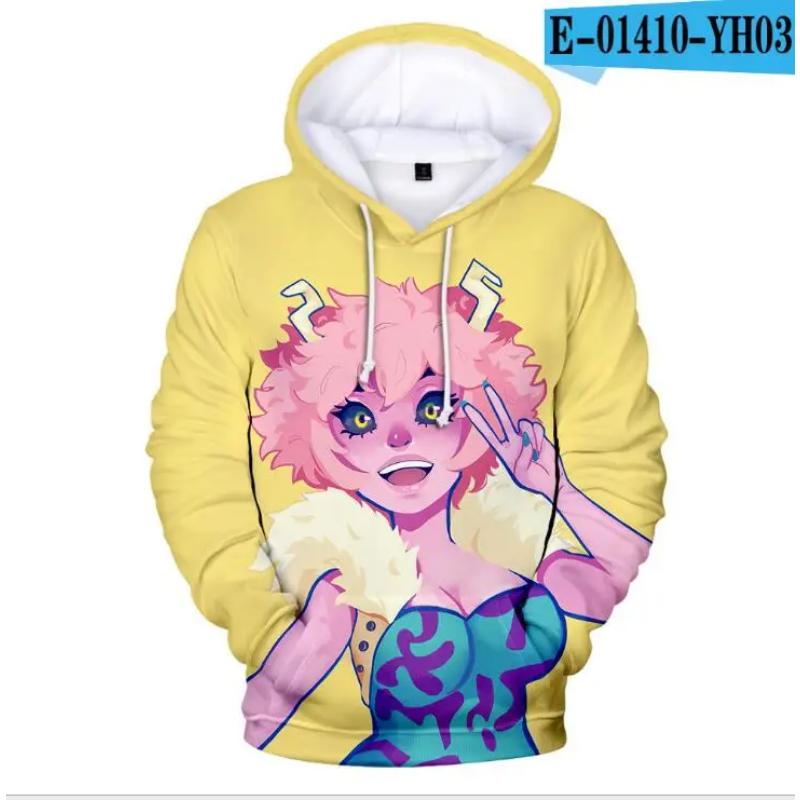 My Hero Academia Midoriya Izuku All Might Cosplay Costume School Uniform Boku No Hero Academia 3D Print Mens Hoodies Sweatshirts