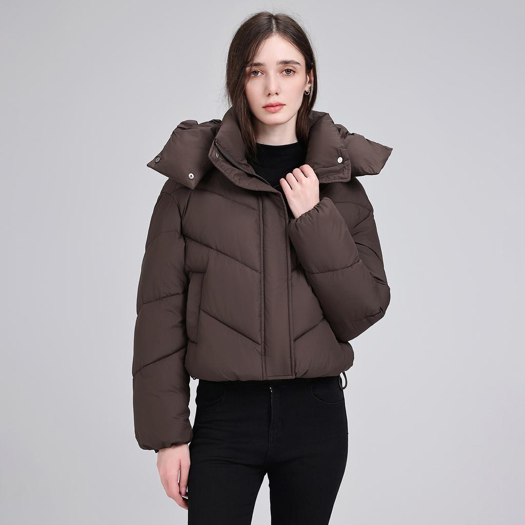 Short hooded cotton-padded clothes winter new warm bread clothes cotton-padded clothes jacket small loose cotton-padded jackets tide