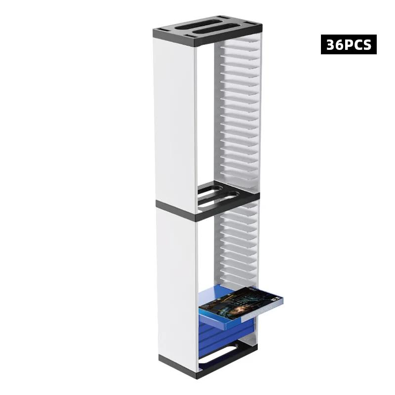 24/36PC Multifunctional Host Disc Double-layer Storage Box Holder For PS5/PS4 Switch Disc Shelf Xbox Series X Holder Accessories