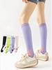 1/6pairs Compression Sport Socks Running Skipping Yoga Socks Trendy Professional Sports Socks Nursing Athletic Soccer Stocking