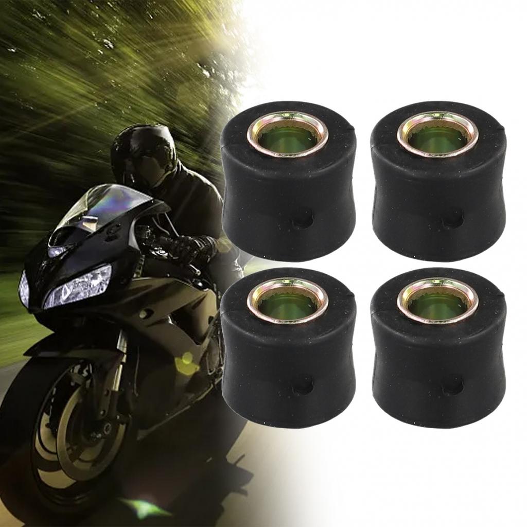 Heavy Duty 10mm Rubber Shock Absorber Bushes For Quad Dirt Bike ATV Set Of 4 #