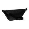 Coach Black Signature Canvas Leather Trim Large Belt Bag Fanny Pack for Daily Use
