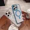 Shockproof Clear Transparent Cover Mobile Phone Case for Iphones16 15 14 13 12 11 Pro Max Case Magnetic Wireless Charging