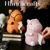 Cute Pony Tissue Box Home Living Room Decoration Ornament Horse Tissue Box Kitchen and Bathroom Storage Supplies Gift