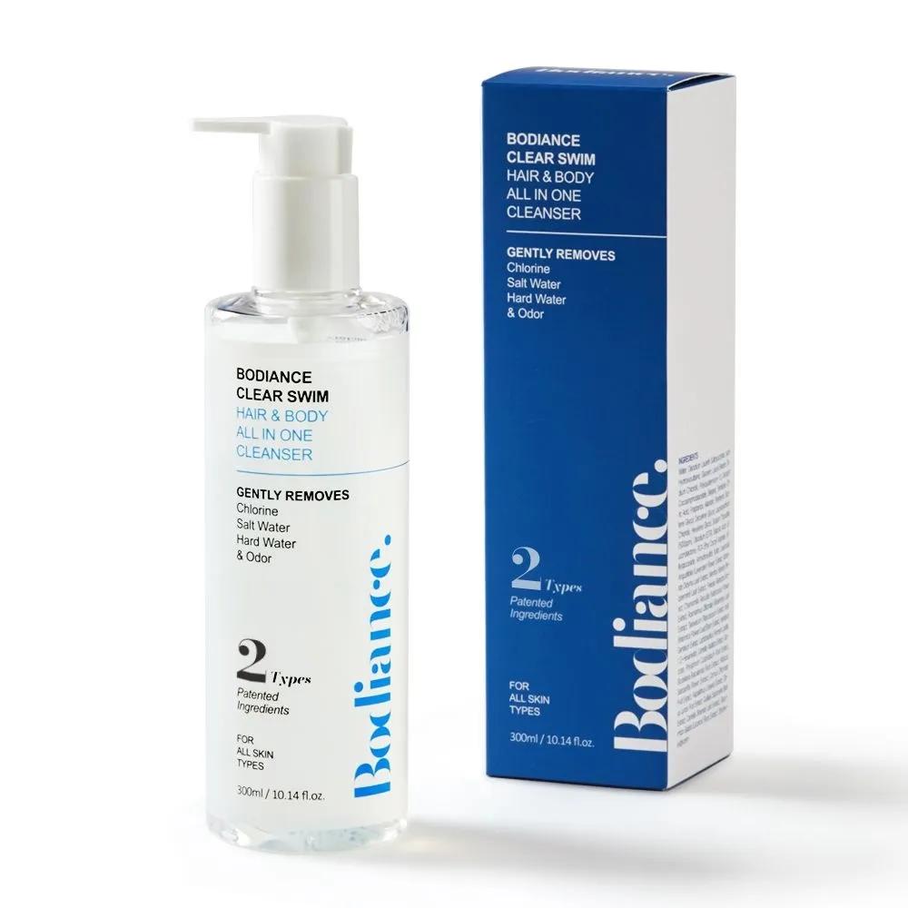 

Bodiance CLEAR Swim Pool Chlorine Removal Swim Shampoo 300ml Mildly Acidic Scalp Care Damage Repair