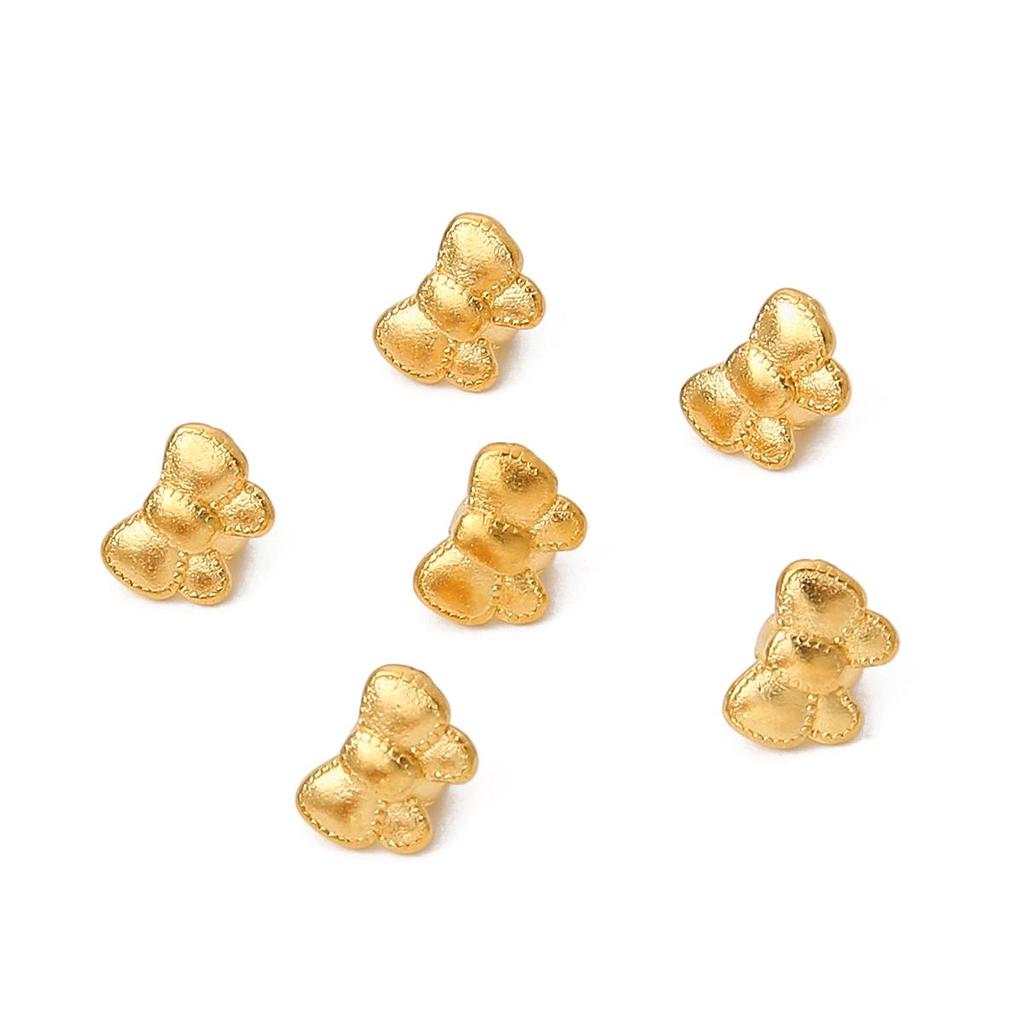 Mărgea Separată Nisip de Cupru Aur Nod Fluture Charm Floare de Piersic pentru DIY