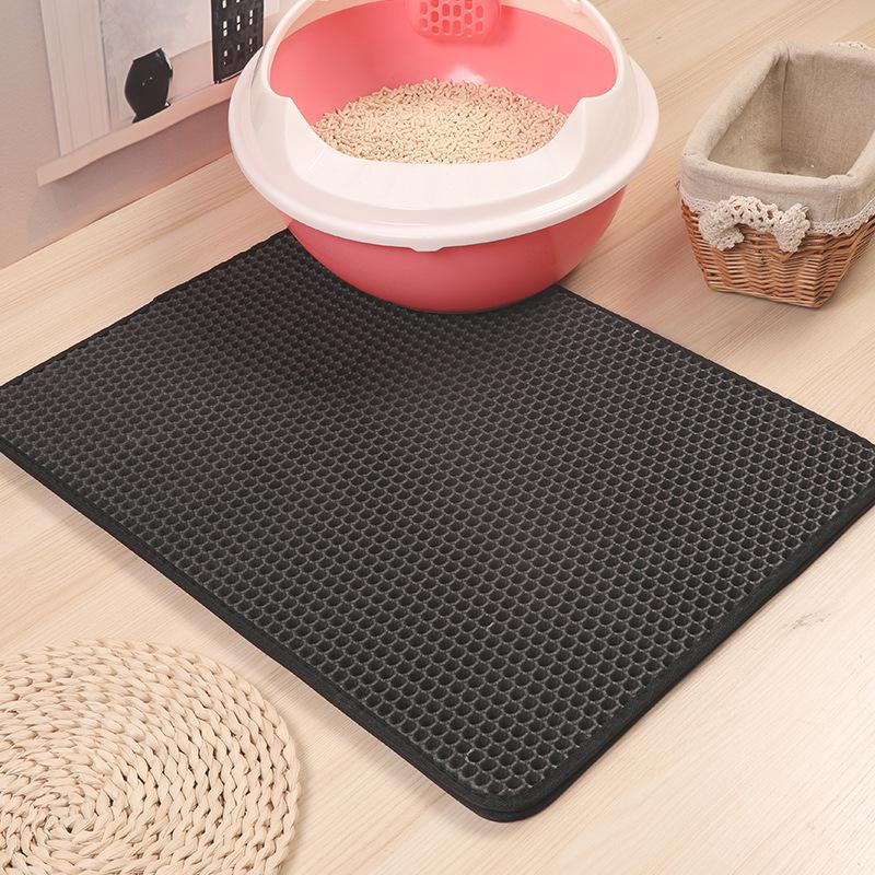 Buy Doublelayer Cat Litter Mat EVA Rubber Pet Pads with