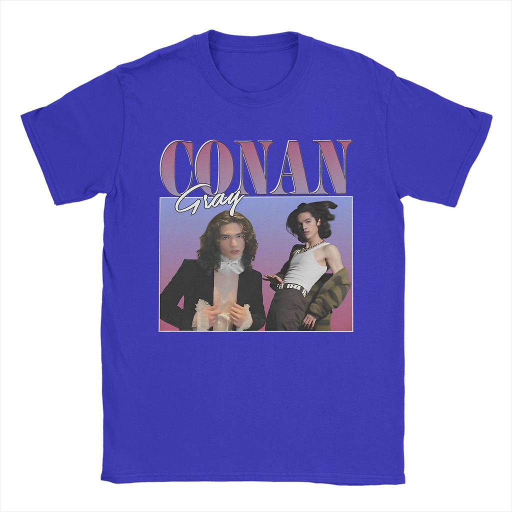 Conan Gray T Shirts Men Pure Cotton Fashion T-Shirts Crewneck Tees Short Sleeve Clothes Original
