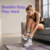 2PCS Rainbow Stripe Athletic Socks Cotton Cotton Tennis Socks Sports Running Socks  Tennis