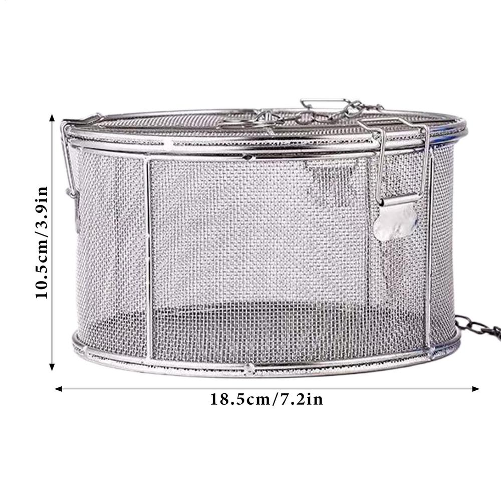 

Круглый мешок из нержавеющей стали для приправ, соус, суп, вкус, коробка для специй, корзина, рассол, тушеное мясо, дуршлаг, сито