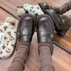 Grape Mother Retro Small Leather Shoes Women Wear High-end Comfortable Soft Leather Light Mouth Loafers Women's Versatile Uniform Women's Shoes