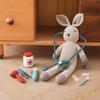 Montessori Doctor Toys Kids Pretend Silicone Play House Toys Toddler Silicone Medical Set Toys Children Nurse Games Toys Set