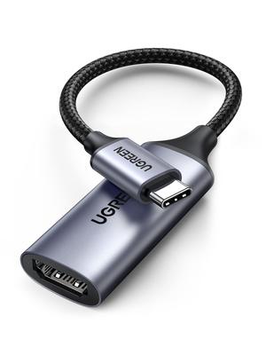 UGREEN USB Typ C auf HDMI Adapter 4K 60Hz Aluminium Typ C Thunderbolt 3 Stecker auf für MacBook Pro Samsung Note S8 LG XPS Yoga 900 Kabel, Konverter,