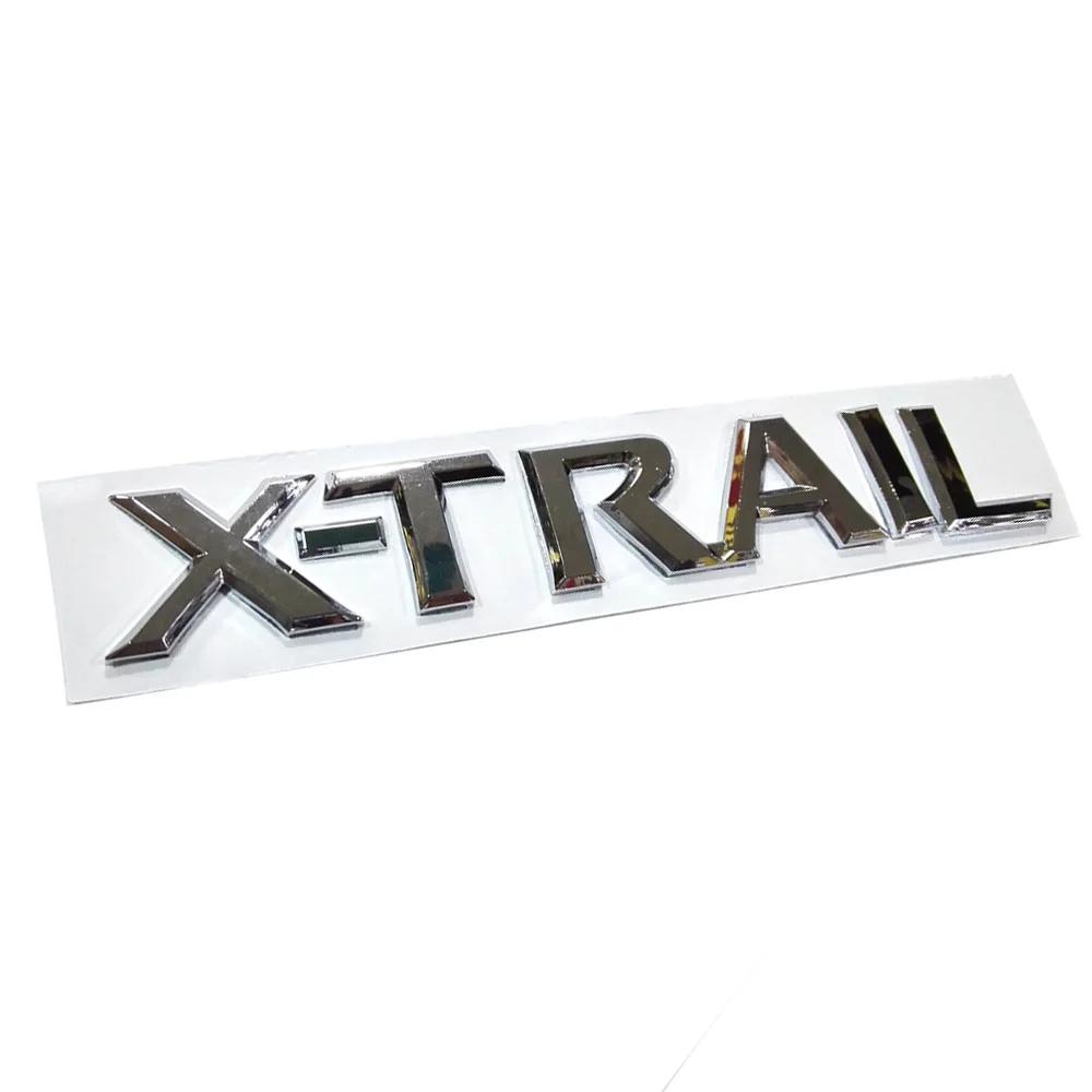 ACY1 Auto Heckklappe Buchstaben Emblem Abzeichen Logo Aufkleber Decal Auto Zubehör für Nissan X-Trail Xtrail T30 T31 T32 QASHQAI J10 J11 J12