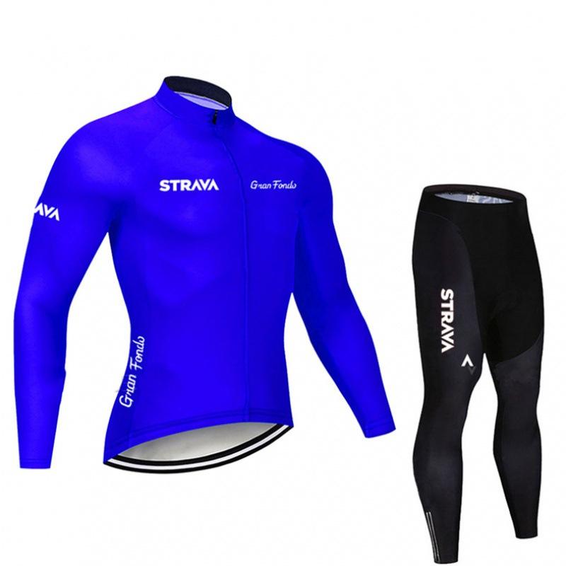 Spring and Autumn Cycling Overalls, Trousers, Long Sleeves, Team Version, Team Cycling Suit, Quick-drying Road Bike
