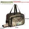 Waterproof Travel Toiletry Bag With Zipper Design For Gym And Vacation Use