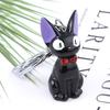 Anime Cute Black Cat Keychain Cartoon Cosplay Home delivery Props Pendant Keyring Wen Women Backpack Jewelry Accessories Gift