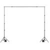 Backdrop Stand Background Stand Kit with 2 Tripod for Party & Photo Studio
