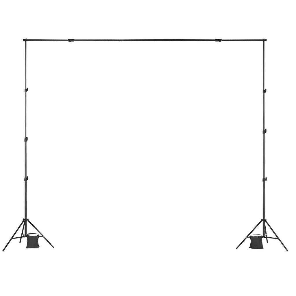 Backdrop Stand Background Stand Kit with 2 Tripod for Party & Photo Studio