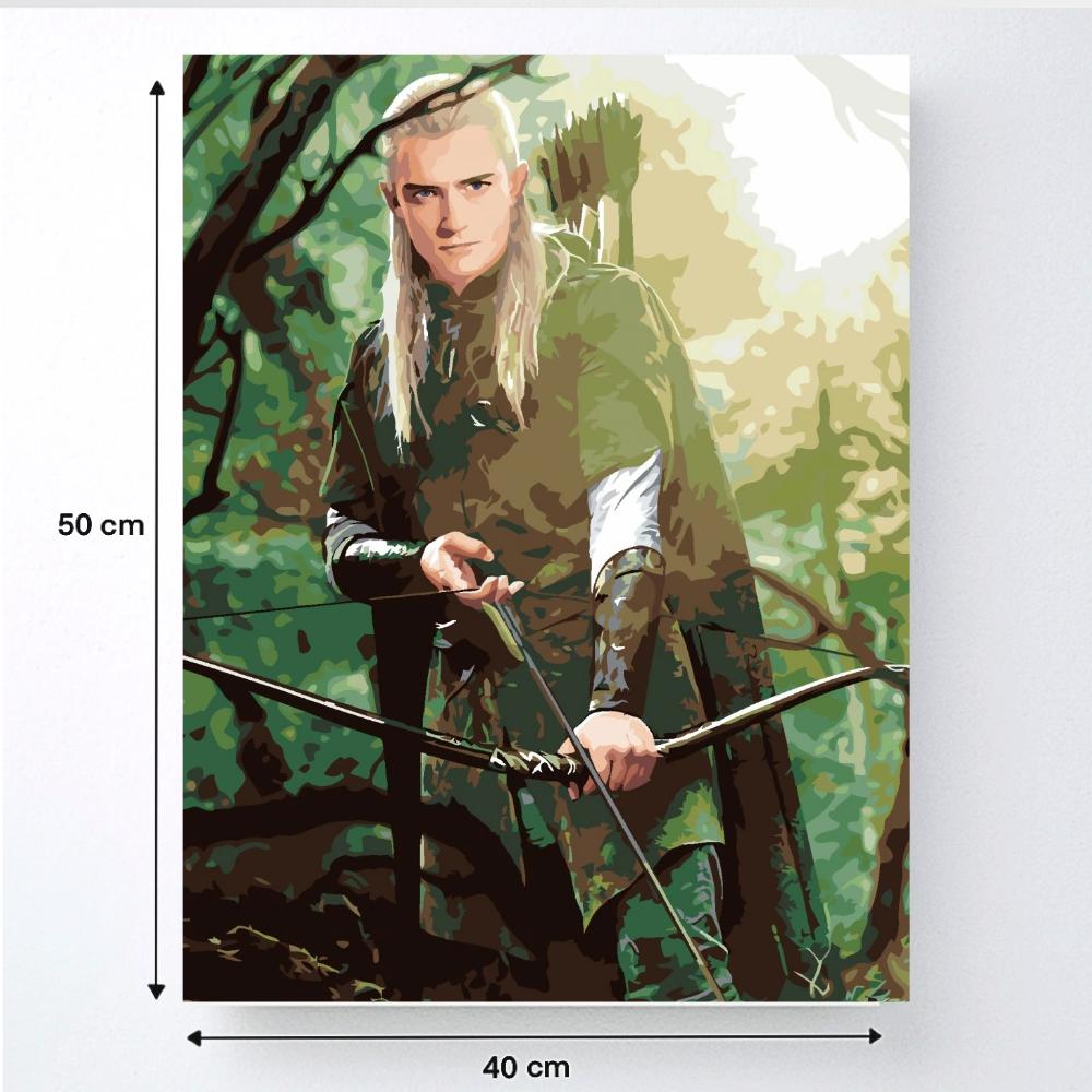 Malowanie Po Numerach Obrazy Do Malowania-Legolas Władca Pierścieni 40X50Cm