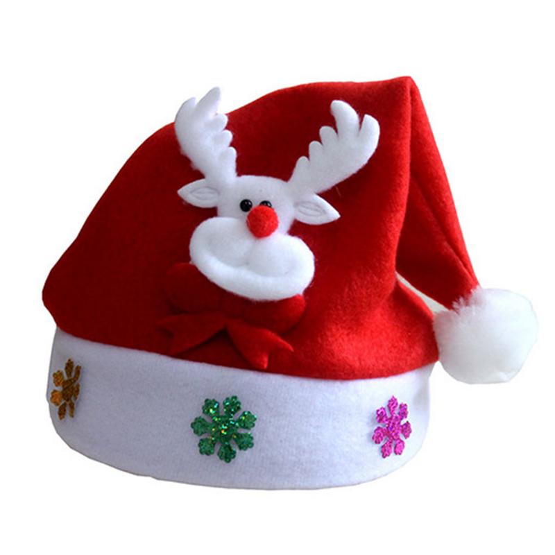 New Fashion children Christmas decoration hat for Brincos Christmas Day Girl Gift