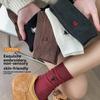 5 Pairs Autumn and Winter New Wool Socks Fashion Embroidery Bee Ankora Red Light Luxury Niche Mid-calf Socks