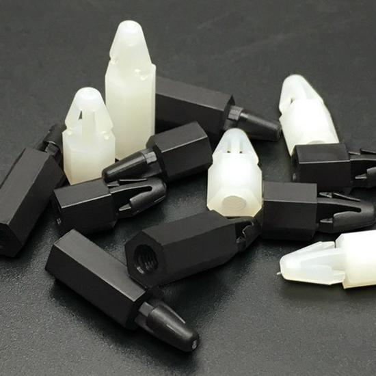 M3/M4 FTM Snap-on Hexagonal Internal Thread Aircraft-shaped Standoff Spacer