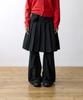 The Coldest Moment Tcm Skirt Layered Pants (Black)