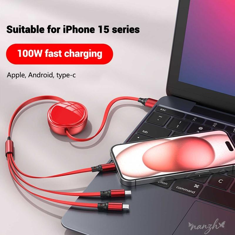 Cable Scalable Phone Car Interior 3 In 1 USB Fast Charging Cable For BMW Series X1 X3 X4 X6 E90 E91 I3 I4 F30 F48 F30 Keychain WS4