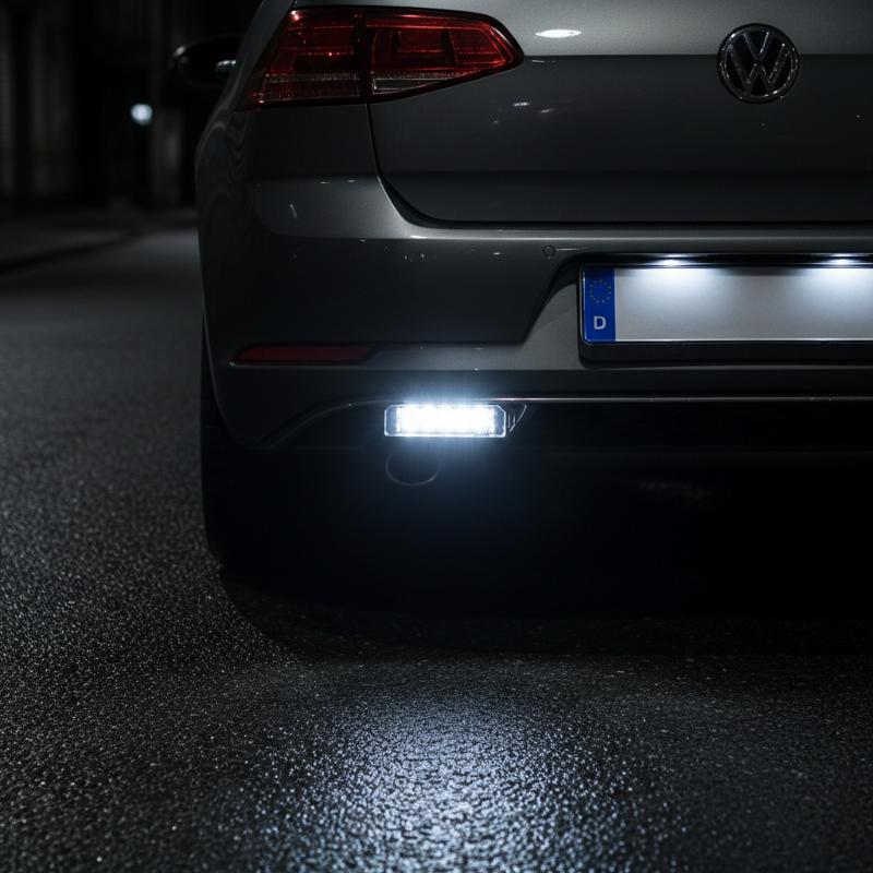 1/2pcs 12V Car's LED License Plate Lights For CC Eos Golf 4 5 6 7 LED Number License Plate Lights With Canbus Exterior Accessor