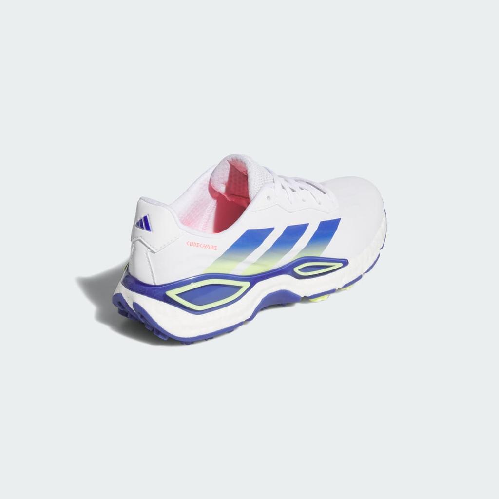 adidas WOMEN'S CODECHAOS 27 SPIKELESS GOLF KI5750 Women's Performance Sports Shoes Cloud White / Dual Indigo / Frozen Lemon