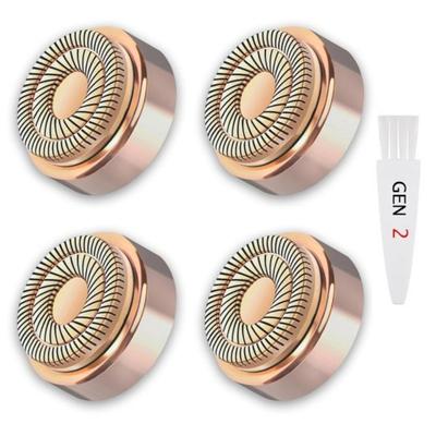 Ersatzkopf für den perfekten Gesichtshaarentferner der 2. Generation Passend für die 2. Generation. , 4er-Pack für das neue Flawless Gen2
