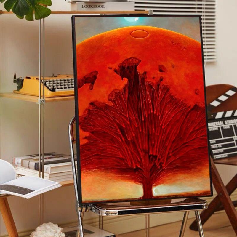 Zdzislaw Beksinski Kunst Anime Plakater Klistrete Hvitpapirklistremerke DIY Rom Bar Kafé Kawaii Rominnredning