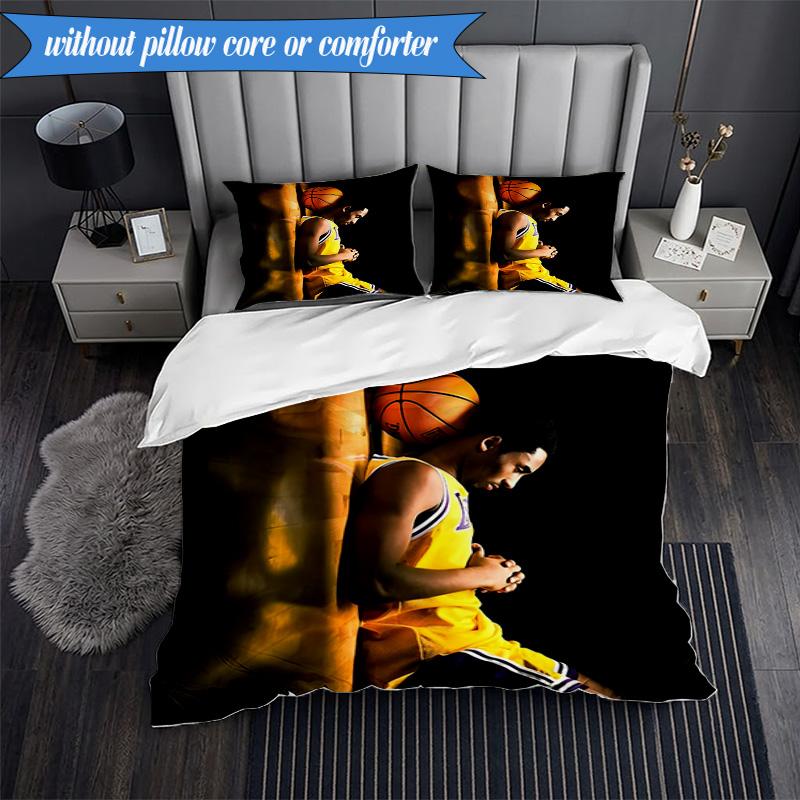 A Basketball Legend 3pcs K-pop Music Group Bedding set,Ideal for Bedroom, Dormitory,Including Duvet Cover And 2pcs Pillowcases,Fan Gifts