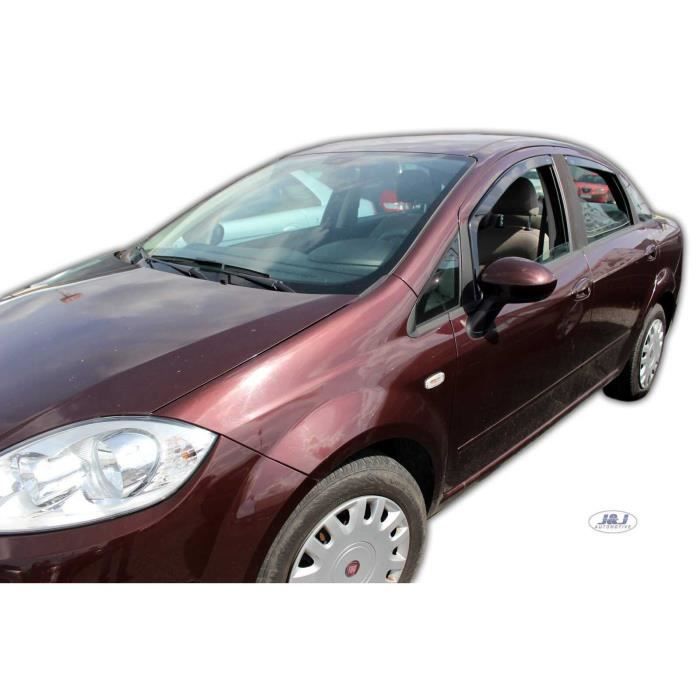 J&J AUTOMOTIVE | Heko Deflecteurs d'air Déflecteurs de Vent Pour Fiat Linea 2007-2015