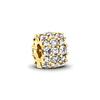 Original Charms DIY Jewelry Gifts Sparkling Golden Firework Snowflake Lucky Star Splittable Sun & Moon Beads Fit Snake Bracelets