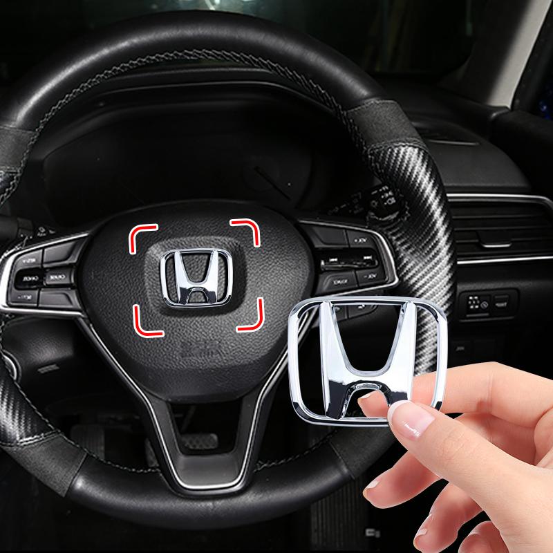 1 st Bil Ratt Klistermärke Emblem Dekal Märke Dekorationstillbehör för Honda CRV HRV Civic Accord Fit Jazz City Odyssey