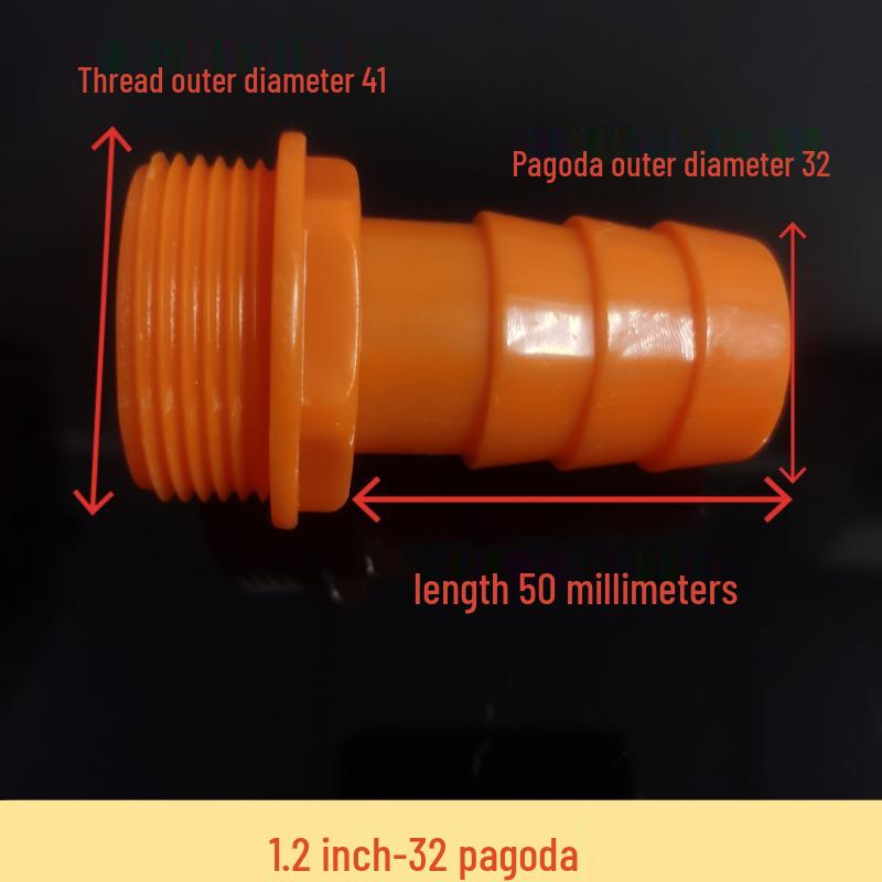POM Anti-Corrosion Plastic Steel Connector with Internal and External Threads for Water Pipes and Tanks