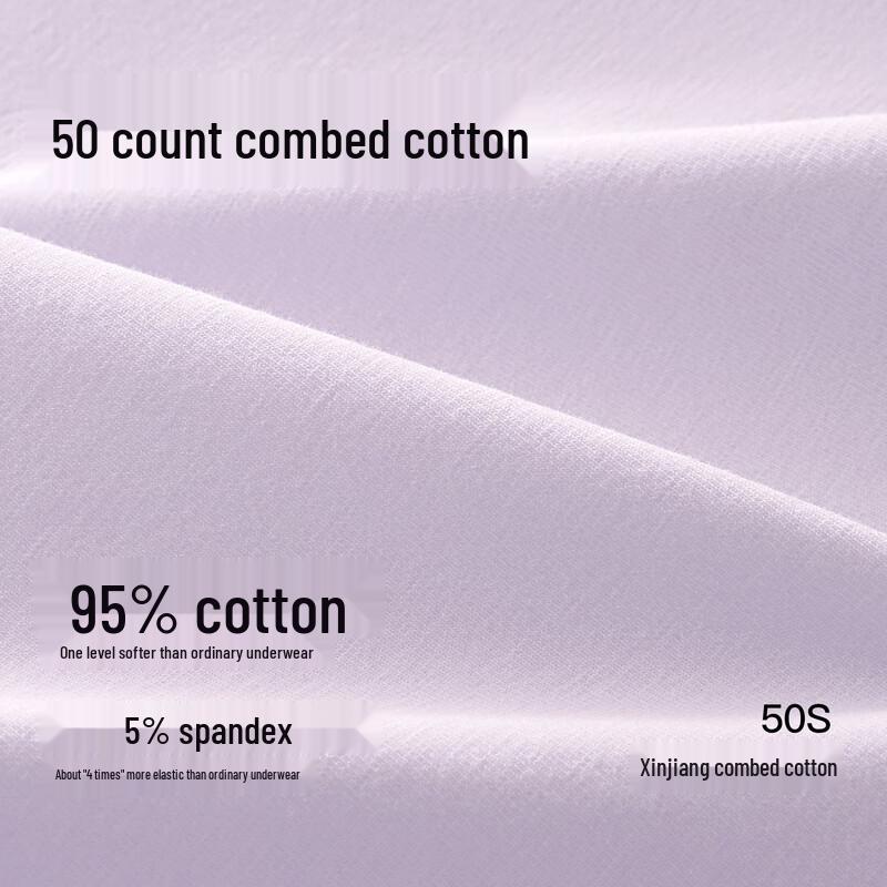 SecretWorld Women's 100% Cotton Antibacterial Seamless Briefs