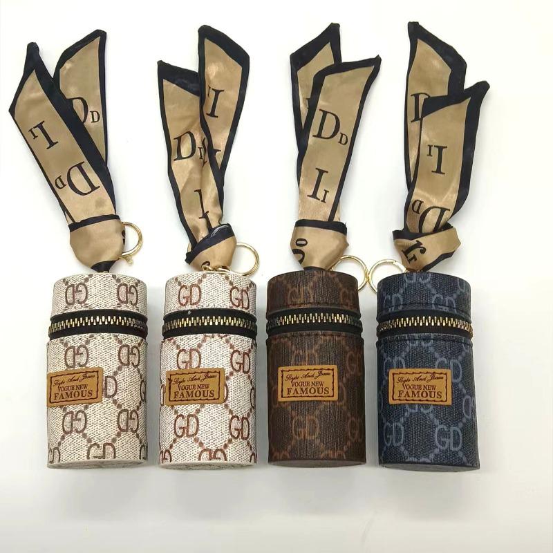 Old flower change bag new small bag pendant earphone bag mouth red envelope mini keychain bag