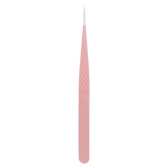 Lash Extension Tweezers for False Eyelashes Stainless Steel Lash Tweezers for Precise Eyelash Placement And Removal Rust-Proof Makeup Tool for