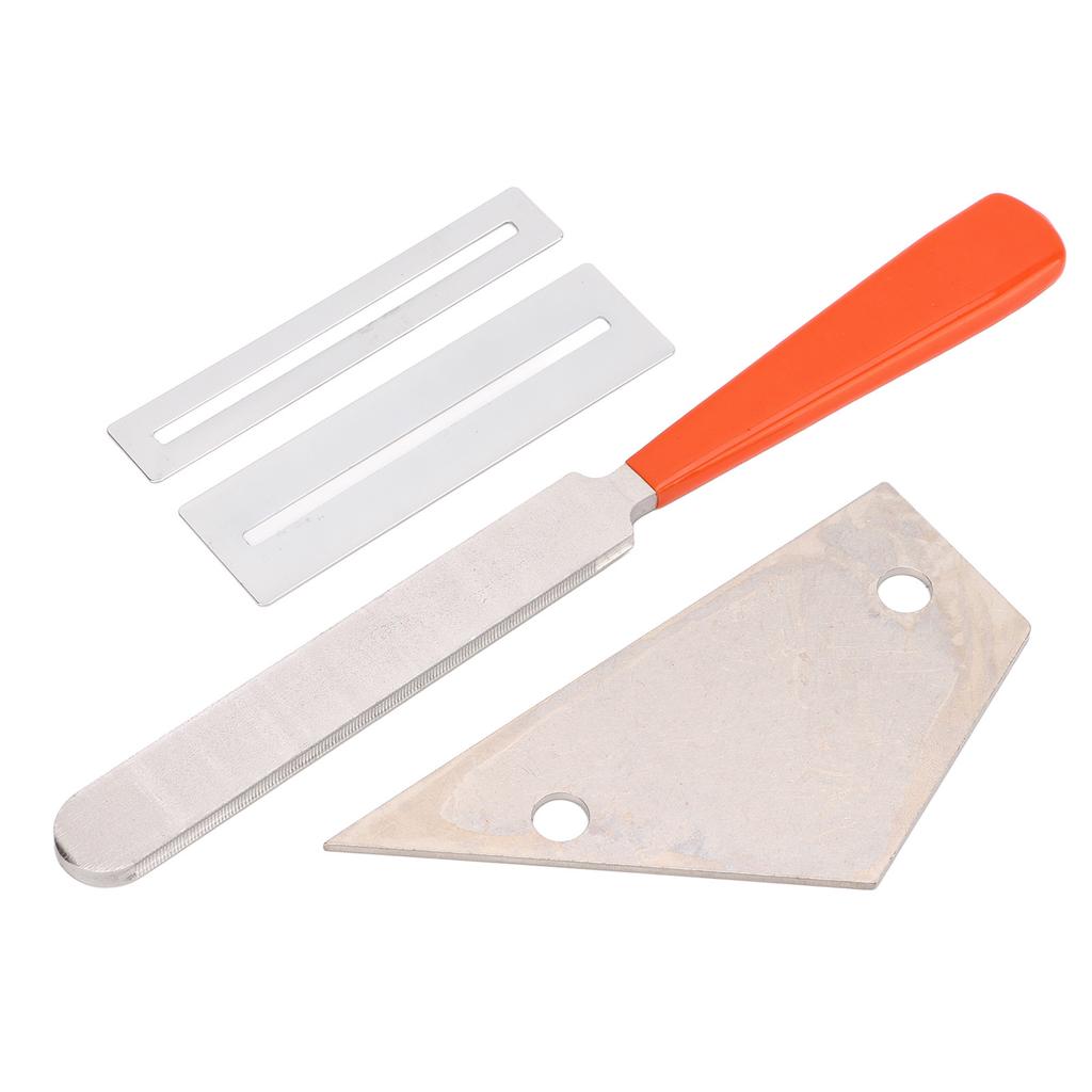 Guitar Repairing Tool Set with Storage Bag File Guitar String Action Gauge Fingerboard Guard Protector