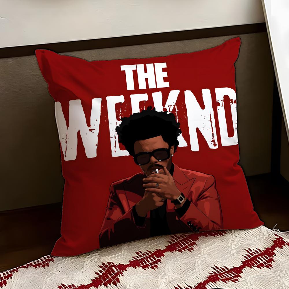 The WWeeknd Singer Cushion Cover Reversible Soft Durable Pillow Cover Home Car MultiScene Use for Daily Comfort
