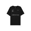 Camiseta Negra para Hombre con Swoosh en el Pecho Sportswear DH0030-010