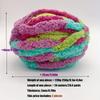 6pcs Gradient Chunky Yarn for Cushions Super Bulky Polyester Yarn Bundle (200g) - Extra Thick Ombre Yarn for DIY Pillow Covers