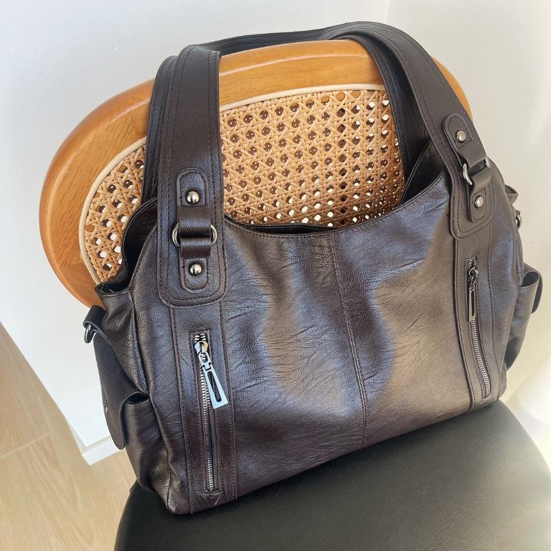 Tote Bag - Versatile Multi-pocket High-end Commuter Shoulder Bag
