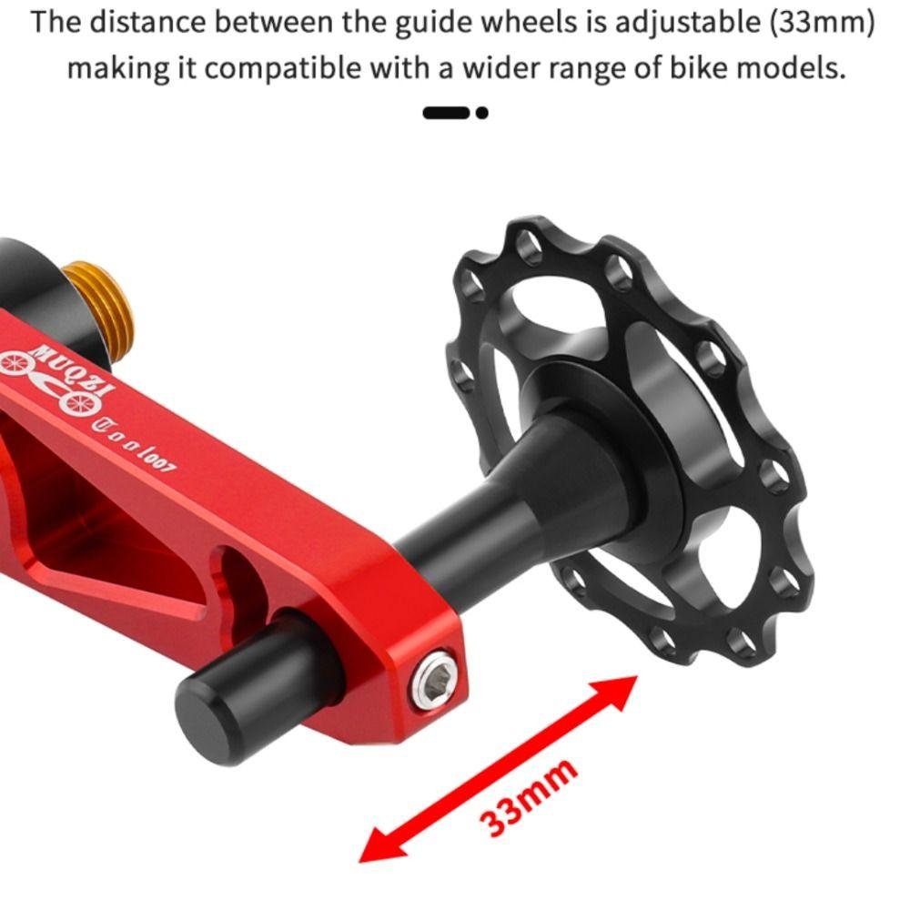 Aluminum Zinc Zinc Alloy Single Speed Chain Tensioner Adjustable Chain Stabilizer  Cycling