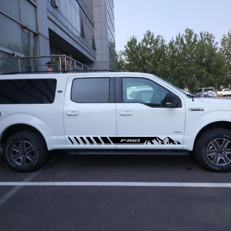 Raptor F-150 Custom Side Decal Sticker - Vinyl Body & Waistline Design