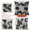 2D Modern Abstract Pattern Digital Print Pillowcases Pattern Cushion Cover Suitable For Sofa Bedroom Car Pillow Cover